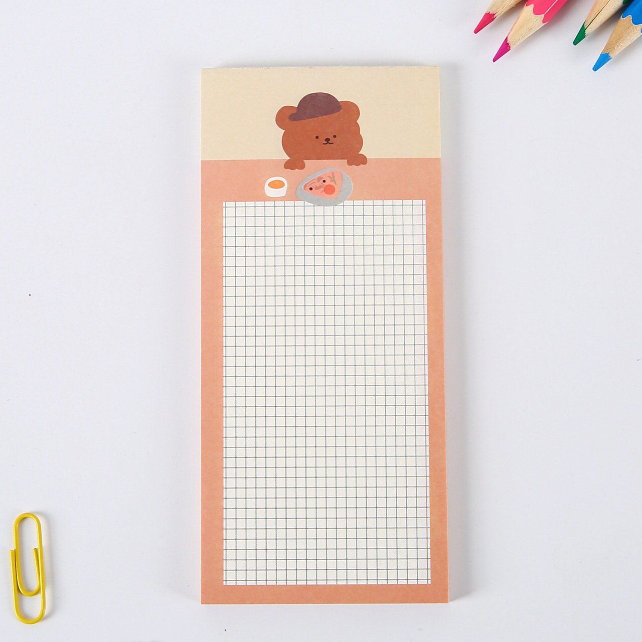 5 Packs - Cute Cartoon Animal Sticky Notes | Bear Bunny Sticky Notes | Note Pad | School Supplies | Stationery Sticky Notes | Birthday Gift