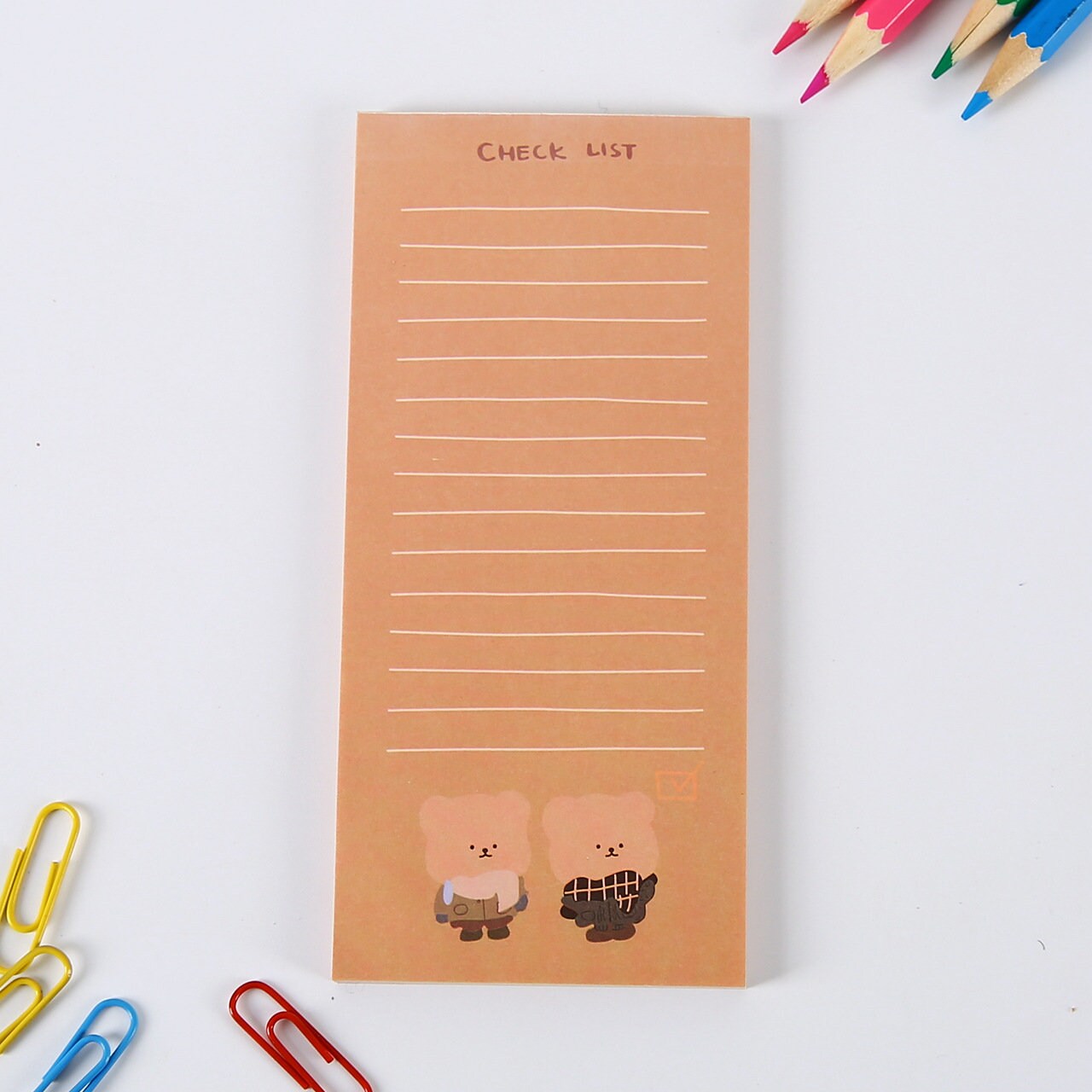 5 Packs - Cute Cartoon Animal Sticky Notes | Bear Bunny Sticky Notes | Note Pad | School Supplies | Stationery Sticky Notes | Birthday Gift