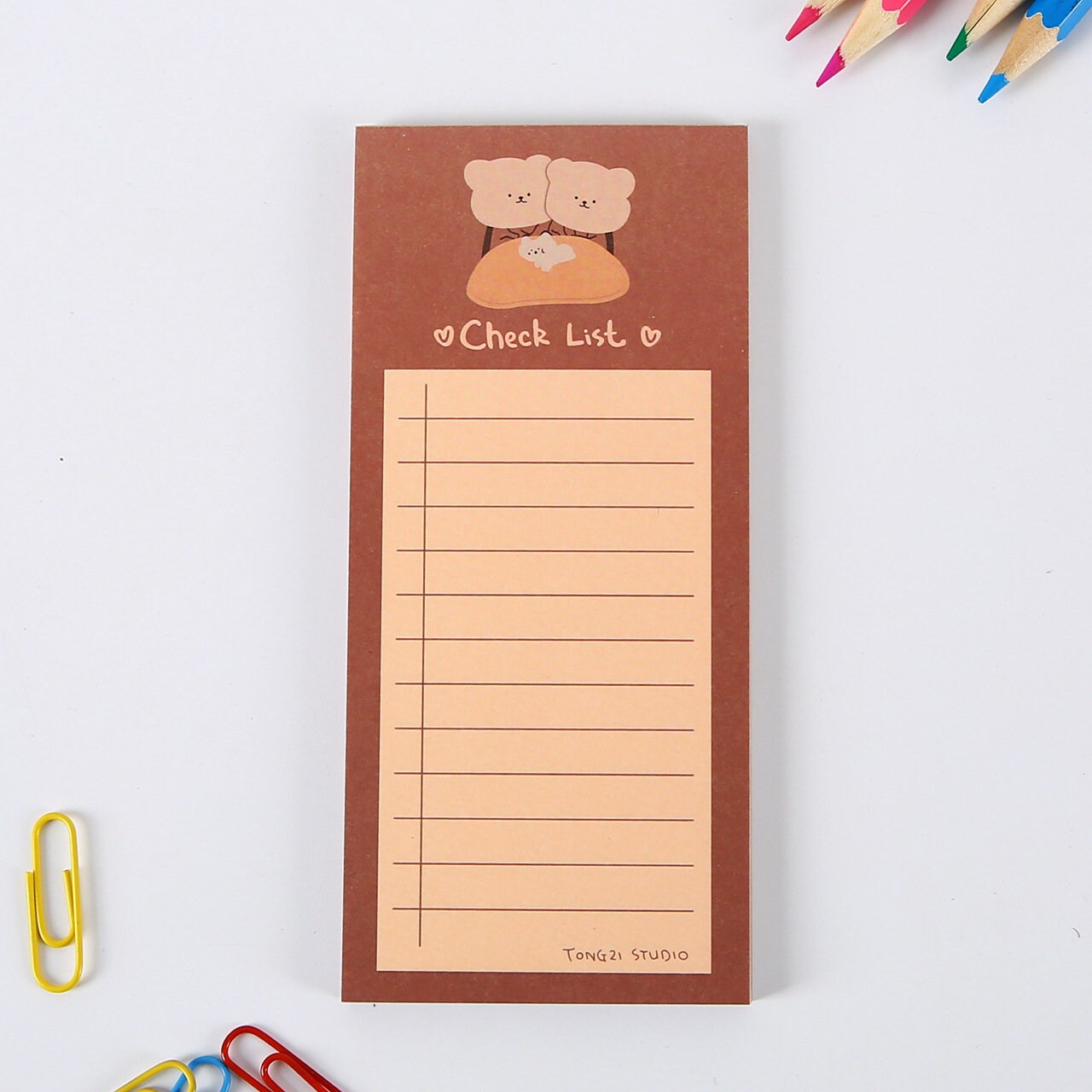 5 Packs - Cute Cartoon Animal Sticky Notes | Bear Bunny Sticky Notes | Note Pad | School Supplies | Stationery Sticky Notes | Birthday Gift