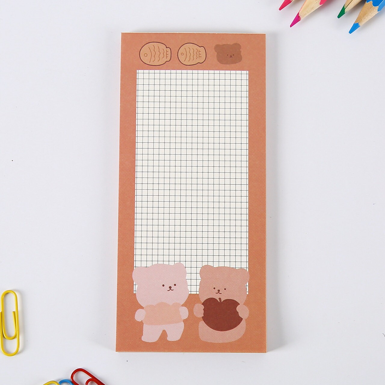 5 Packs - Cute Cartoon Animal Sticky Notes | Bear Bunny Sticky Notes | Note Pad | School Supplies | Stationery Sticky Notes | Birthday Gift