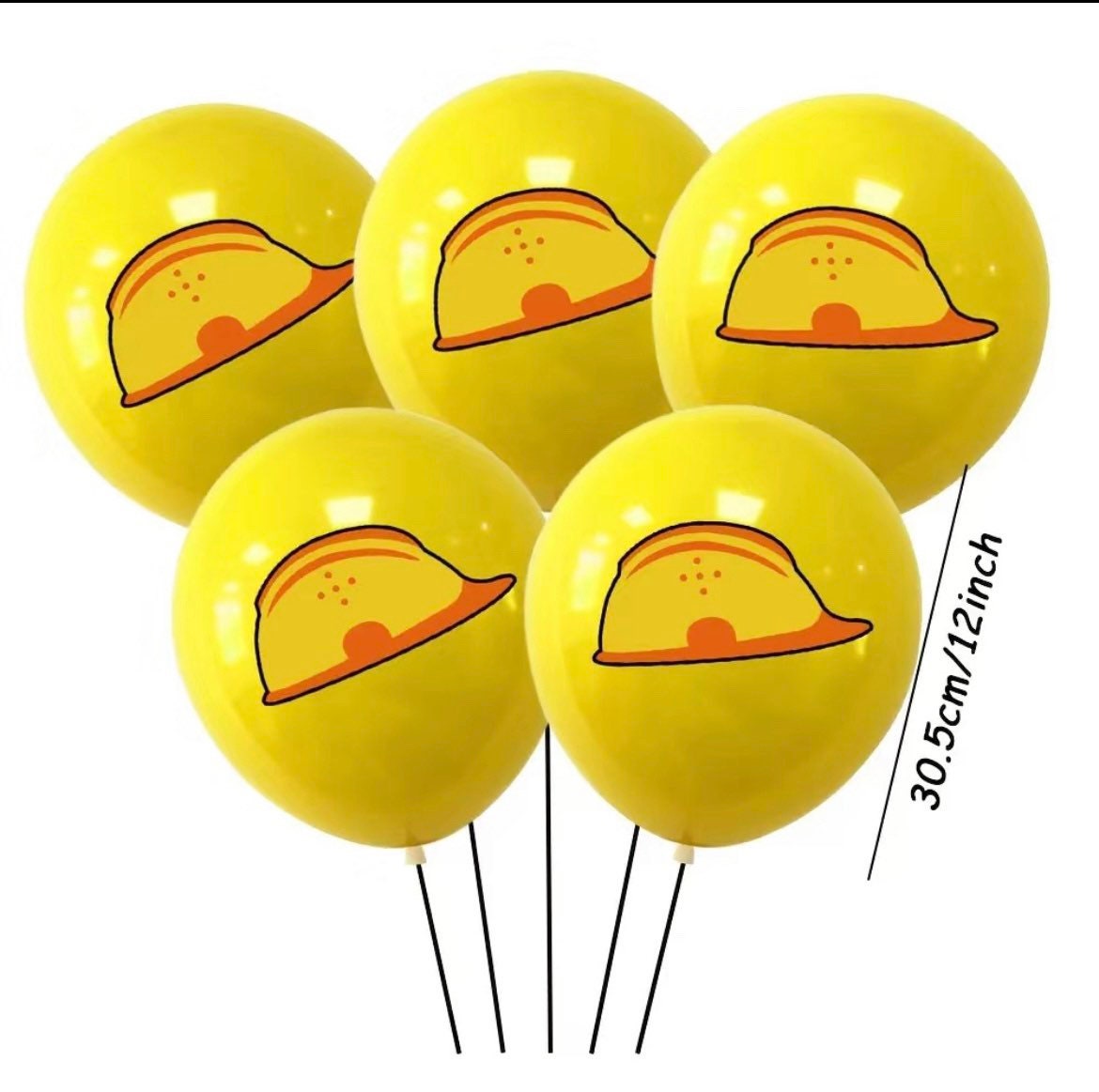 Construction Birthday Theme Vehicle Balloons Garland Kit - 100+ Orange, Yellow, Black Balloons - Construction, Traffic Zone, Dump Truck Theme