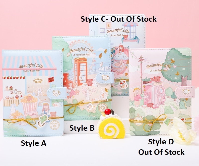 Cute Ecofriendly Diary Notebook | 5''x7" 224 Pages | Beautiful Life Series | Kid School Office Notebook | Anime Lover Birthday Gift
