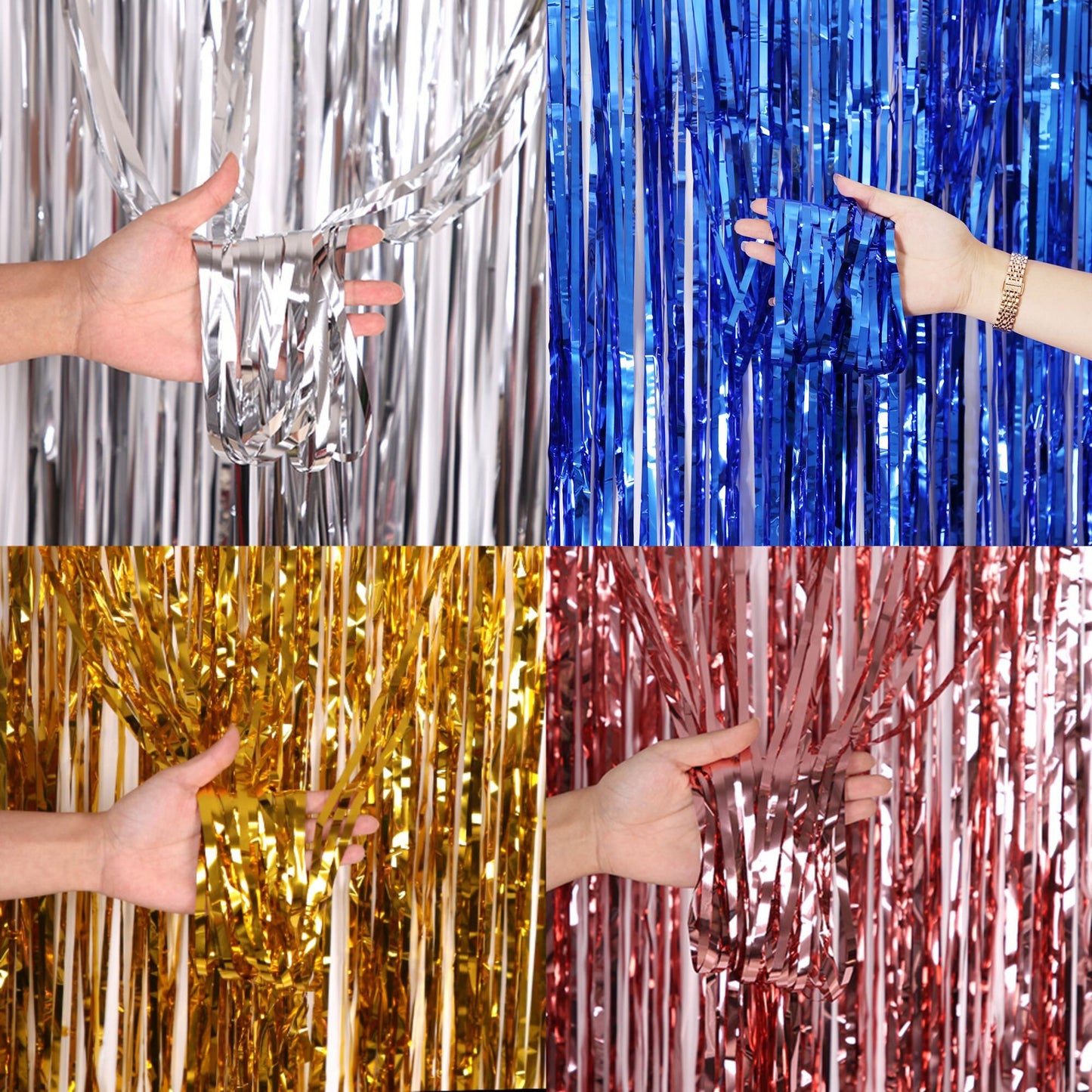 Any Number Happy Birthday Balloon DIY Kit | Preset Balloons set | White, Rose Gold, Blue, Silver or Gold Choice + Star Balloons + Curtains
