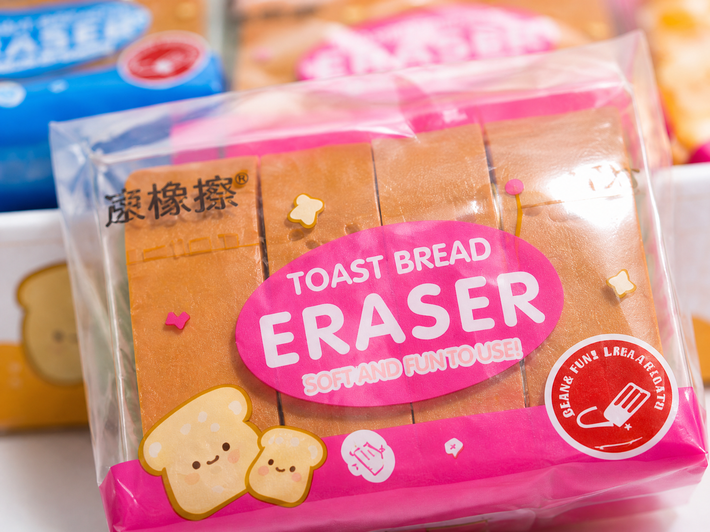 Kawaii Food Bread Erasers Back To School | Cute Erasers