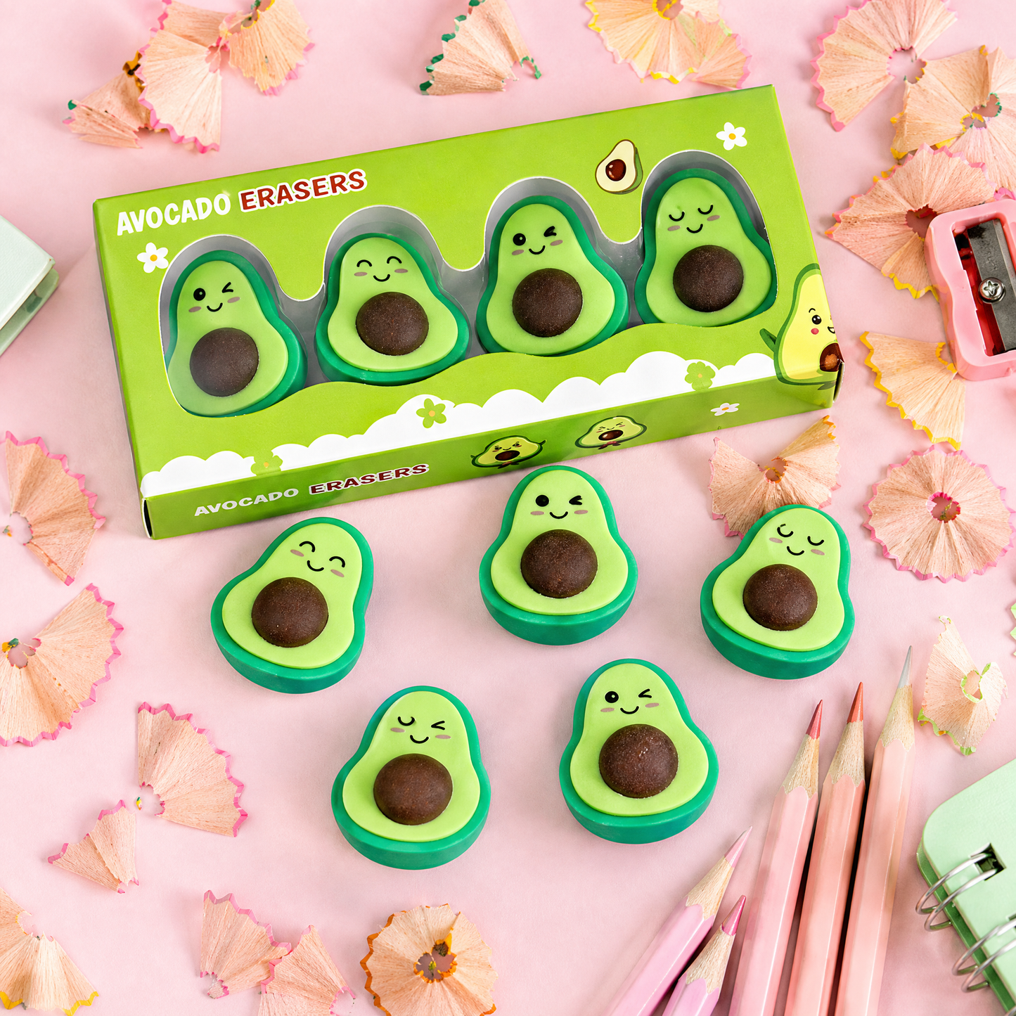Avocado Erasers | Back To School Cute Erasers