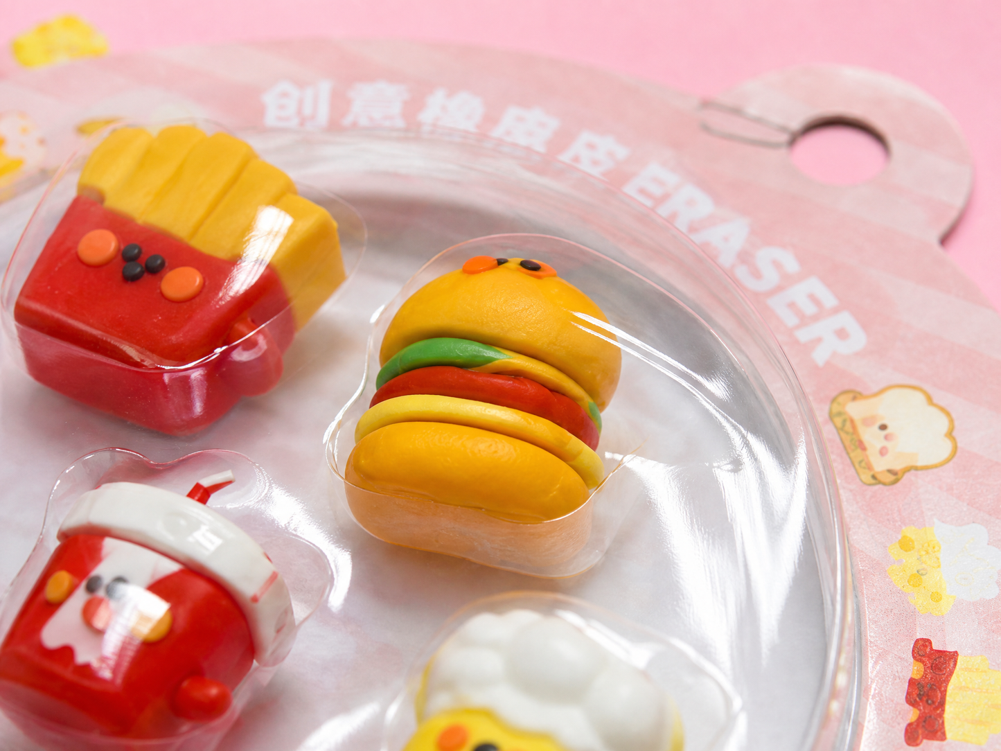 Kawaii Food Erasers | Cute School Erasers