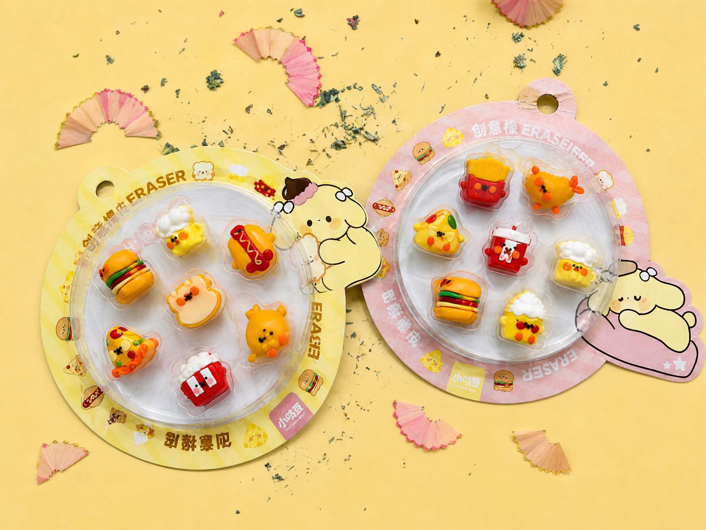 Kawaii Food Erasers | Cute School Erasers