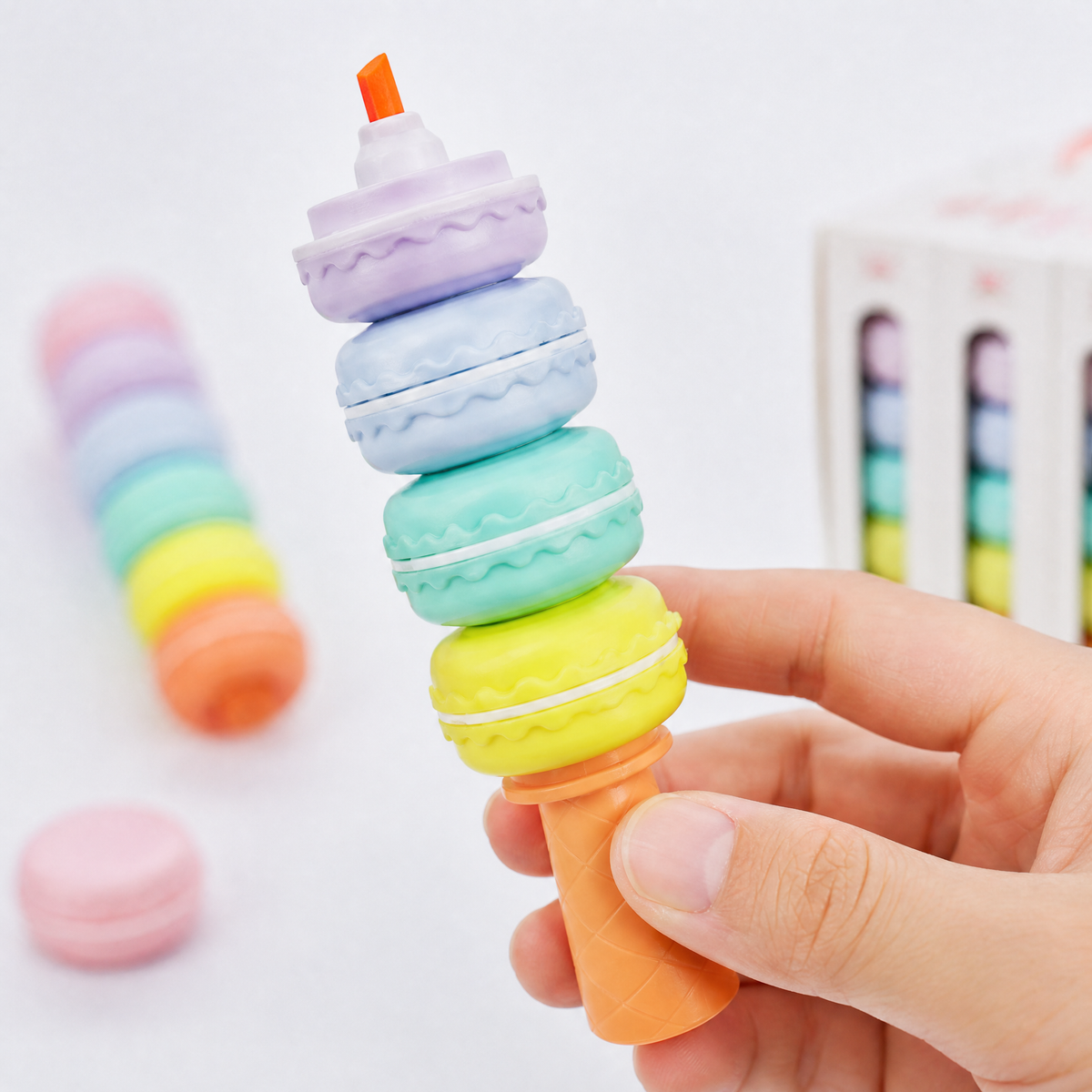 Kawaii Food Highlighter Pens | Study Supplies