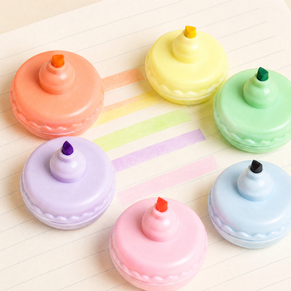 Kawaii Food Highlighter Pens | Study Supplies