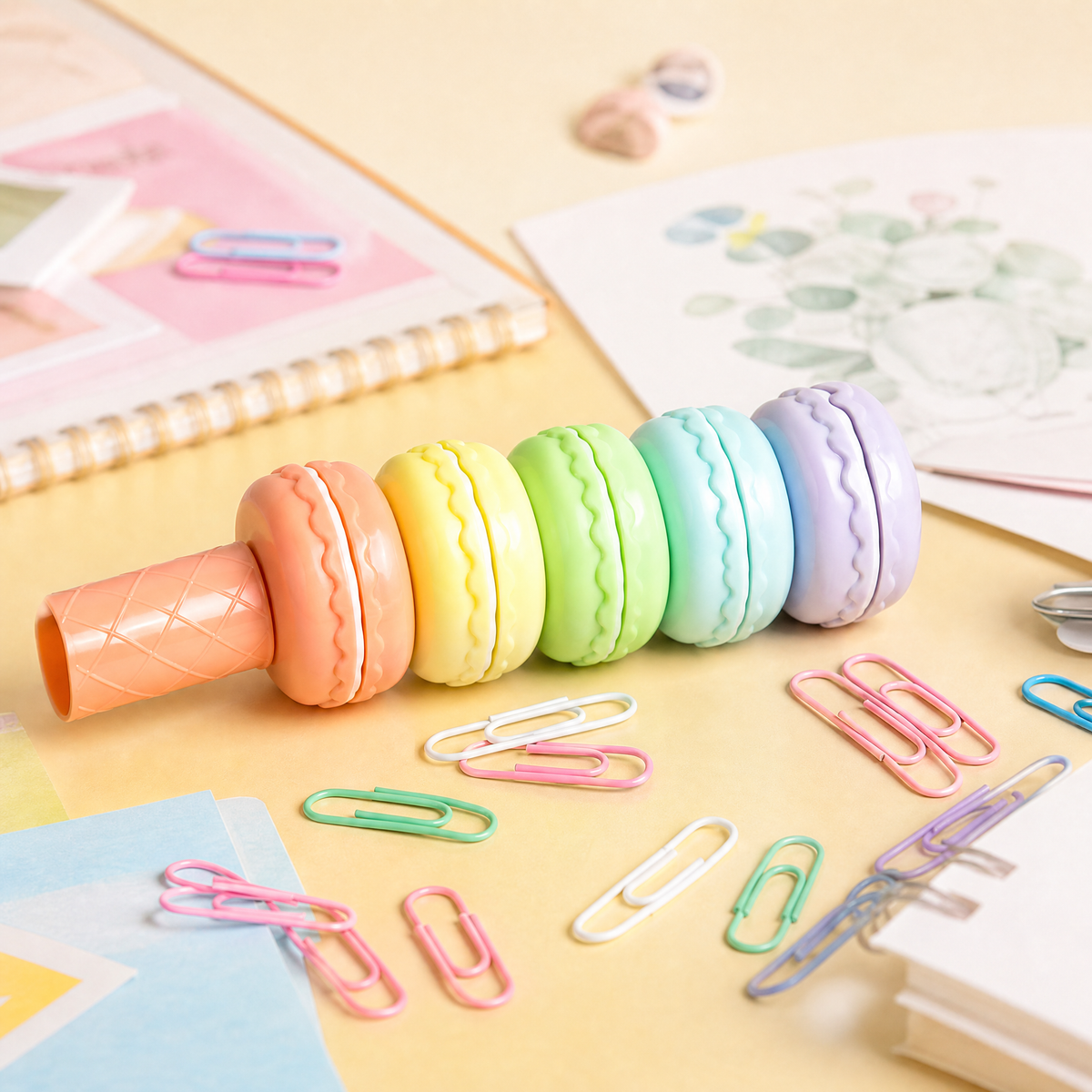 Kawaii Food Highlighter Pens | Study Supplies