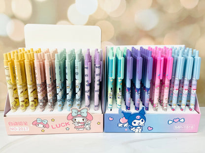 Sanrio Mechanical Pencil - Kuromi, Cinnamoroll, Hello Kitty, My Melody, Pompompurin - 0.5mm Pencil - Kawaii Gift for Sanrio Fans