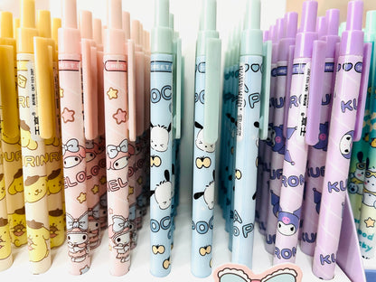 Sanrio Mechanical Pencil - Kuromi, Cinnamoroll, Hello Kitty, My Melody, Pompompurin - 0.5mm Pencil - Kawaii Gift for Sanrio Fans