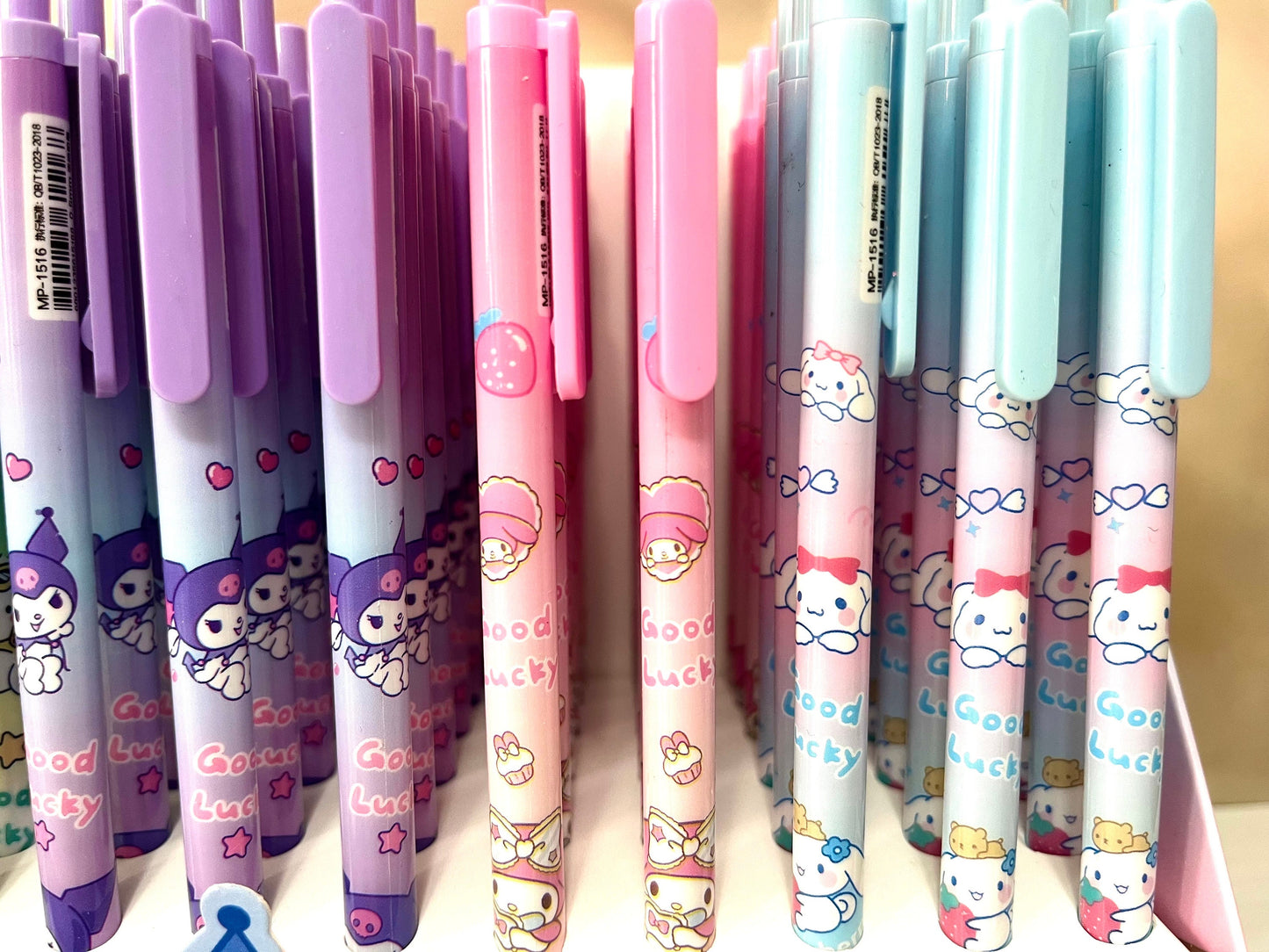 Sanrio Mechanical Pencil - Kuromi, Cinnamoroll, Hello Kitty, My Melody, Pompompurin - 0.5mm Pencil - Kawaii Gift for Sanrio Fans