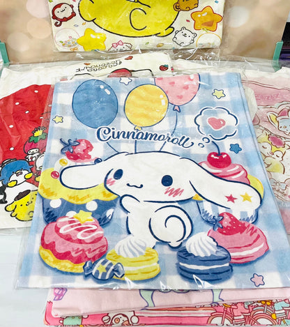 Sanrio Family Canvas Tote - Limited Editions -  Kuromi, Cinnamoroll, Hello Kitty, My Melody, Pompompurin - Kawaii Gift for Sanrio Fans