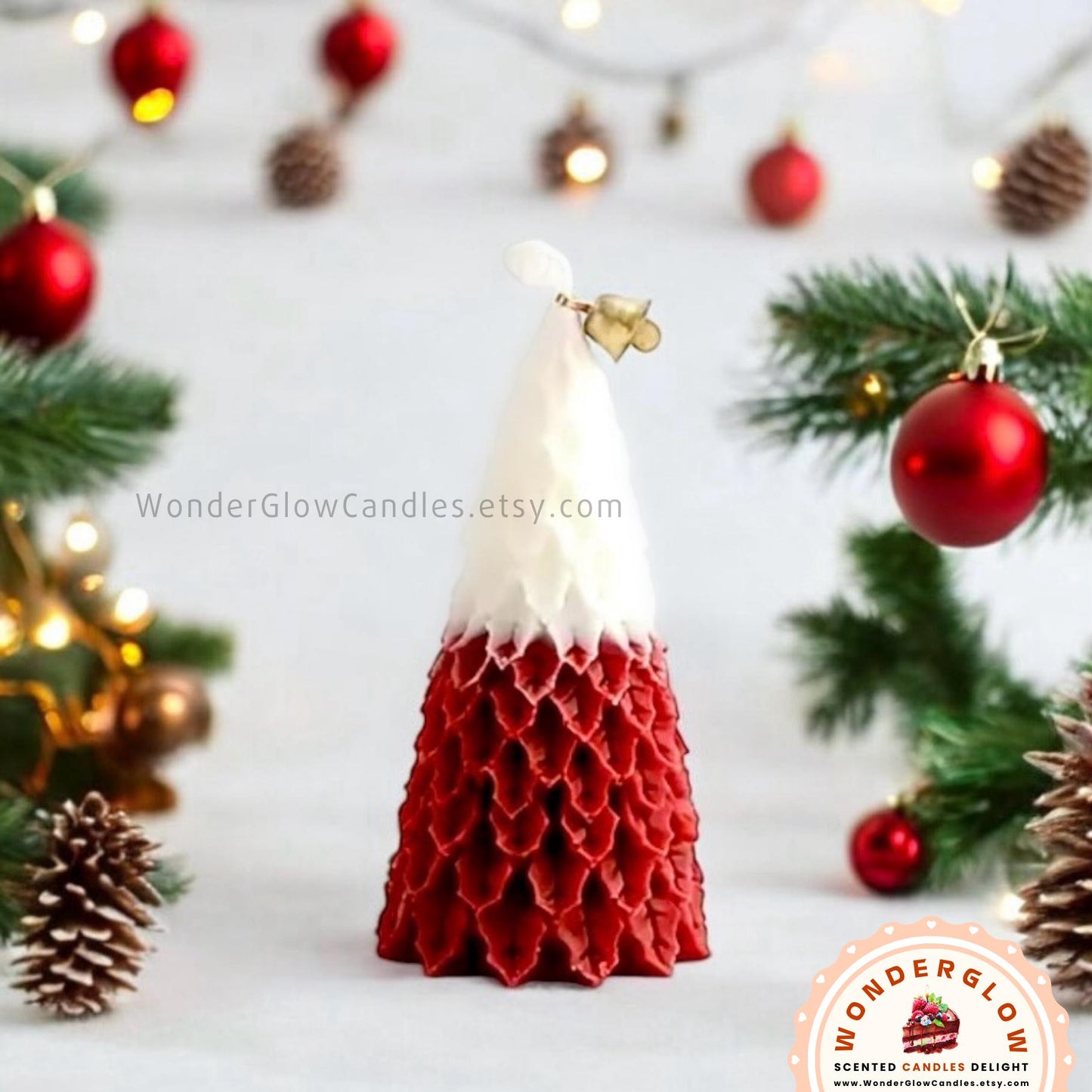Christmas tree scented candle - photo 15 showing colors and styles