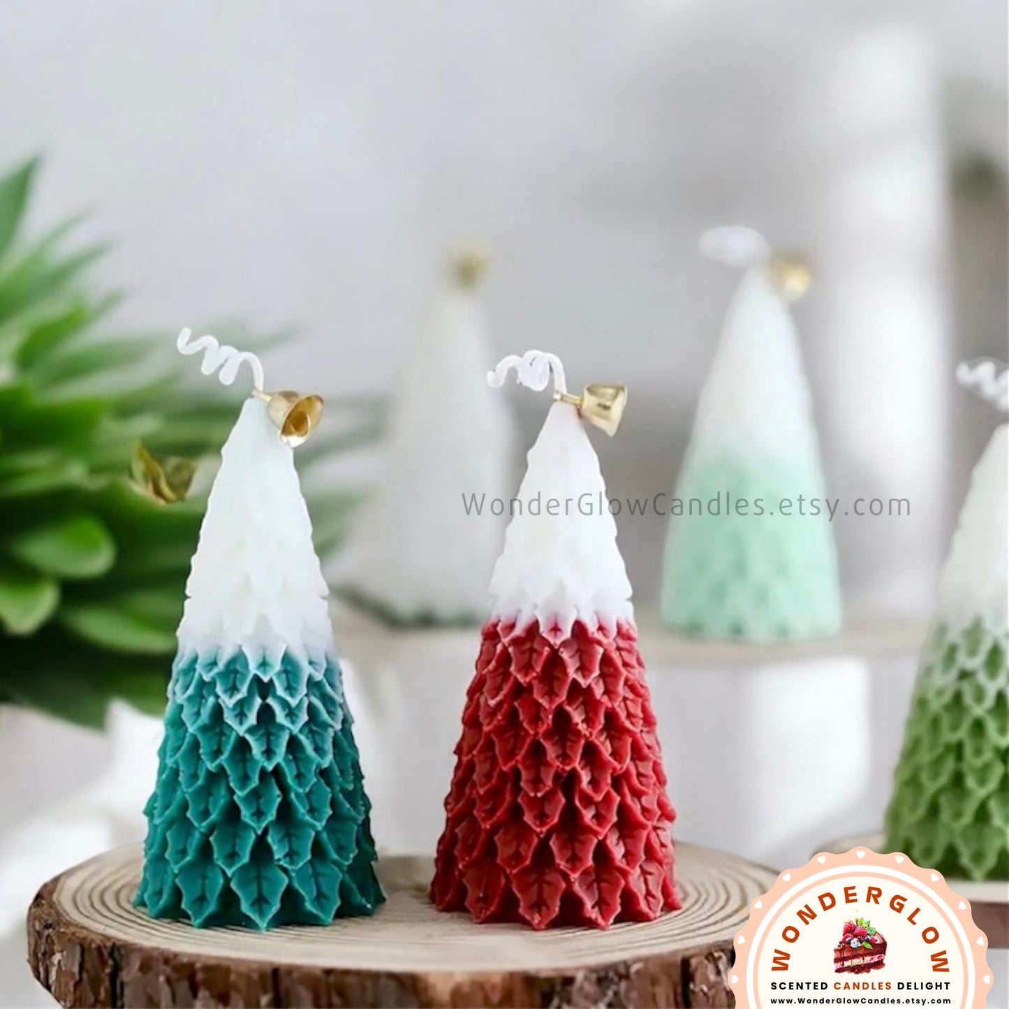 Christmas tree scented candle - photo 18 showing colors and styles