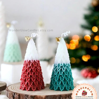 Christmas tree scented candle - photo 23 showing colors and styles