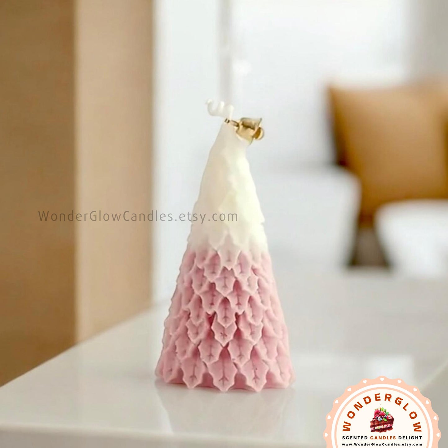 Christmas tree scented candle - photo 17 showing colors and styles