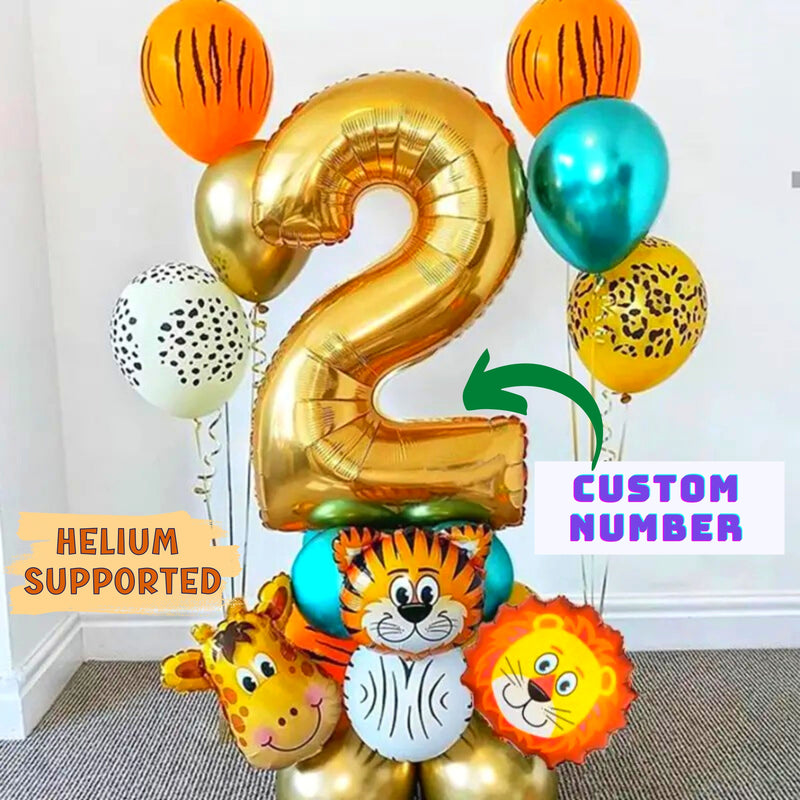 Animals party decorations