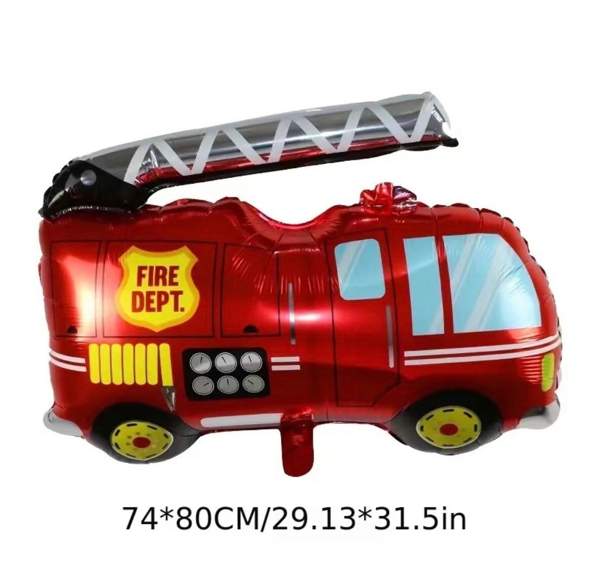 Police Car Balloon, Fire Truck Balloon, School Bus Balloon, Vehicle Themed Party Balloons, First birthday Balloon, Party Balloon Deco - Cars