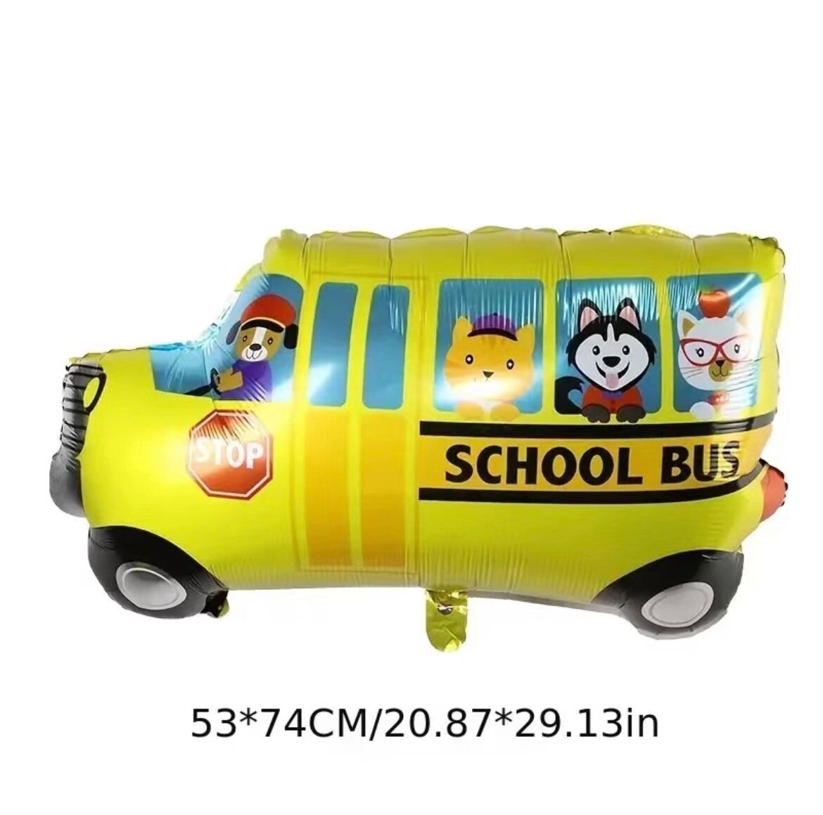 Police Car Balloon, Fire Truck Balloon, School Bus Balloon, Vehicle Themed Party Balloons, First birthday Balloon, Party Balloon Deco - Cars