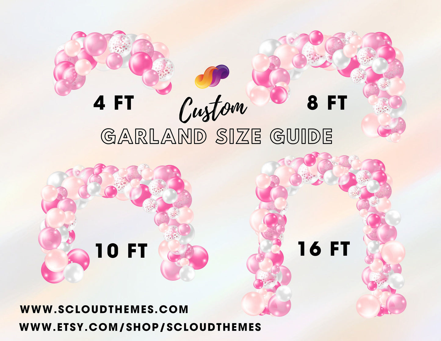 Groovy Balloon Garland Kit - Peach, Neutral, Pink, Ivory, White Balloons Set | Neutral Garland For Wedding, Birthdays, Baby Showers Party