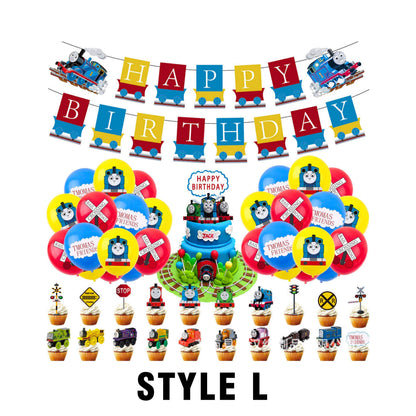 Basketball tableware set VOL 2 | Kid Birthday Balloon | I choose you | Cartoon Party Balloon | Mouse Hero Train Balloon | Sport Party Deco