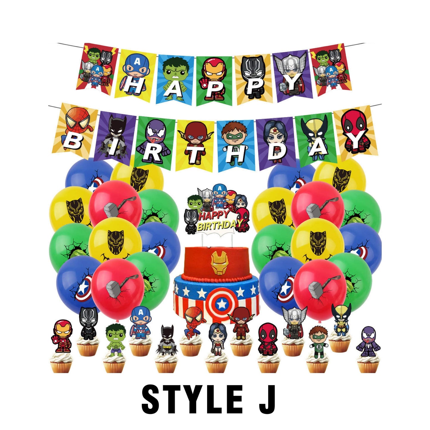 Basketball tableware set VOL 2 | Kid Birthday Balloon | I choose you | Cartoon Party Balloon | Mouse Hero Train Balloon | Sport Party Deco