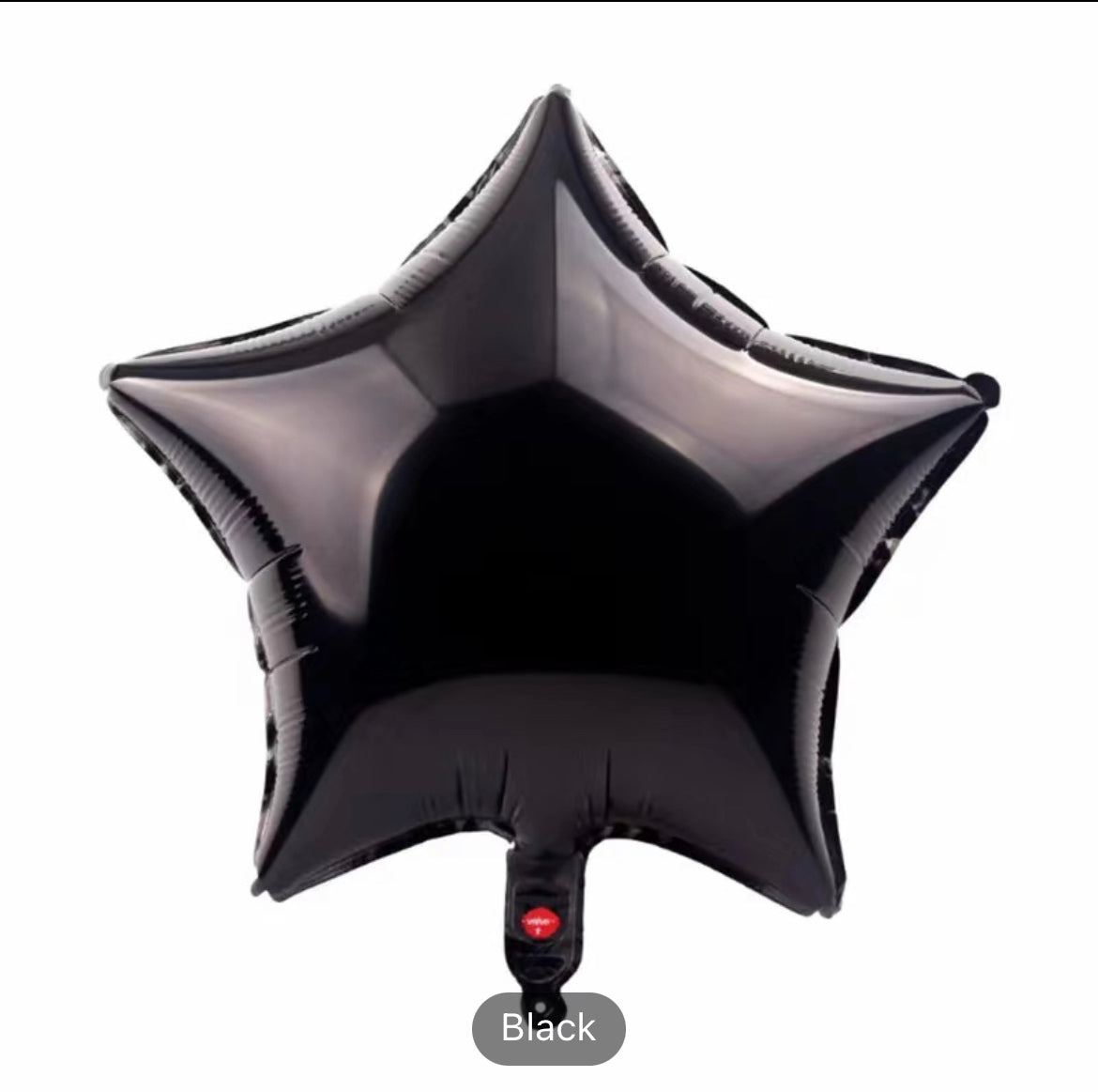 Star Balloons Set- 5 Pieces - 18" Foil Metallic Star Shape Balloons - Helium Supported