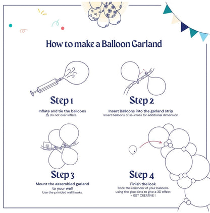 Summer Fruit Balloon Garland DIY  Kit - Fruit Balloons 18''-  Daisy Balloons - Summer Party Deco - Fruit Themed Party - Rose Gold Balloon